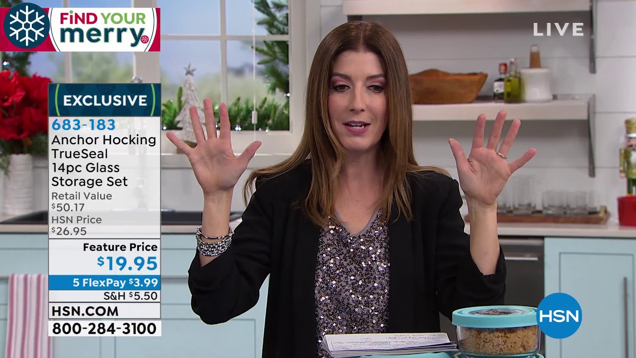 Anchor Hocking TrueSeal Glass Storage Set