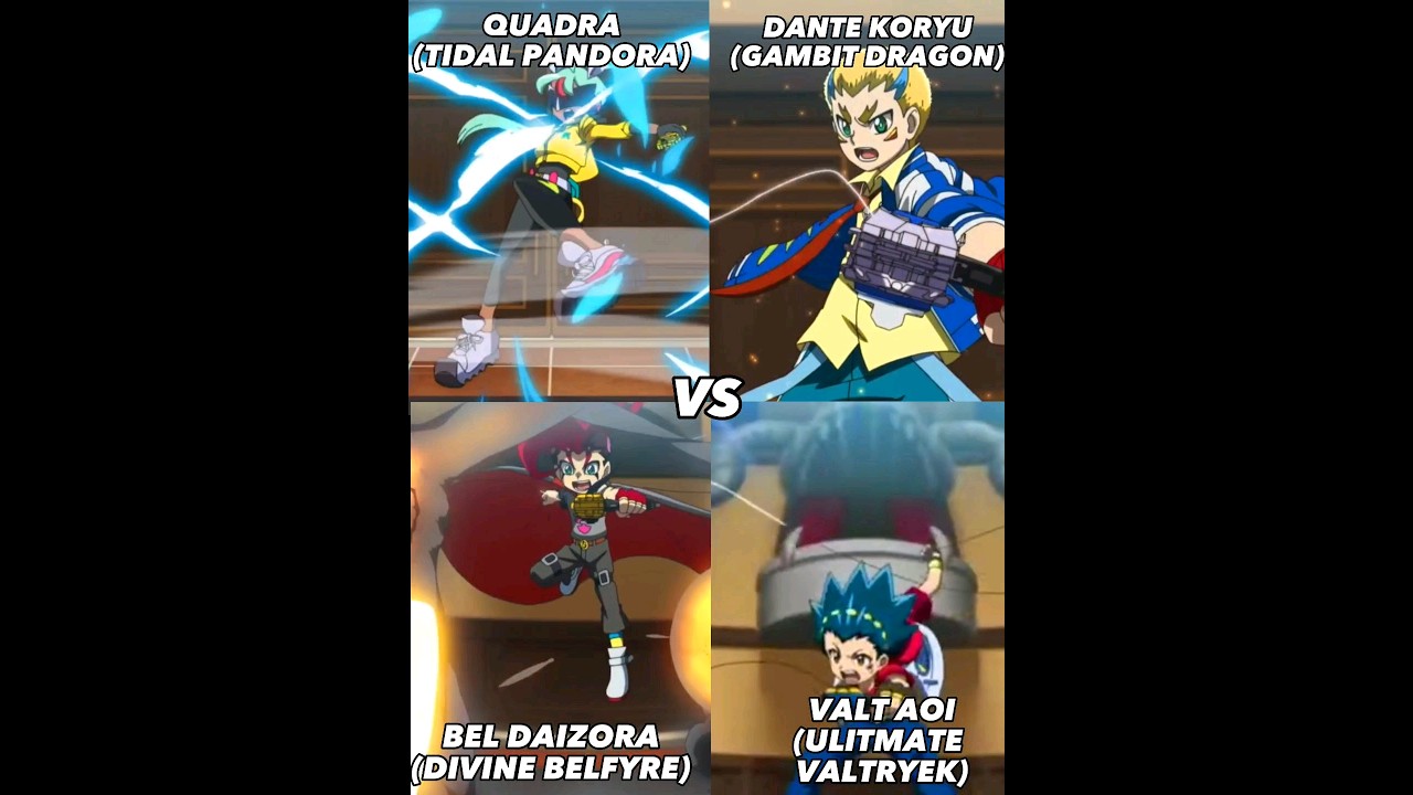 Quadra vs Dante Koryu vs Bel Daizora vs Valt aoi 