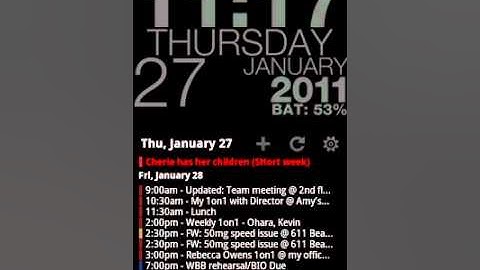 CM7 nightly with ADW Launcher EX