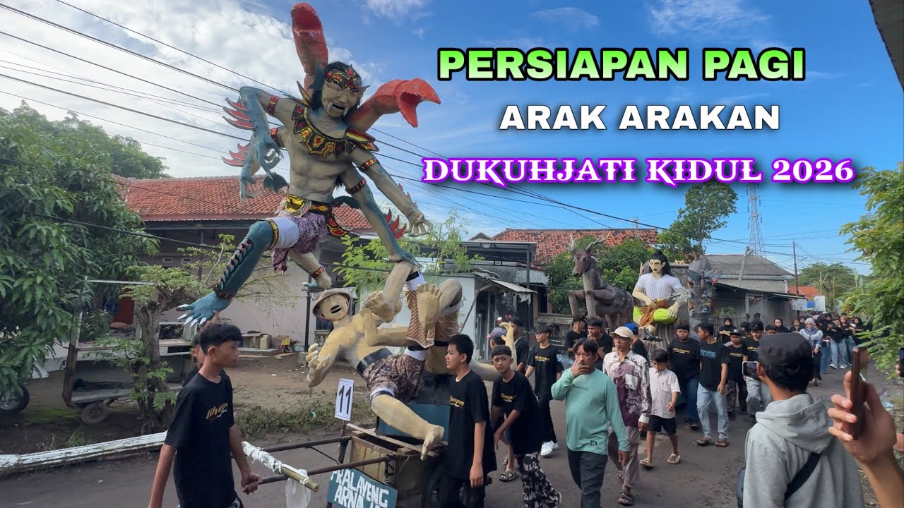 Persiapan Pagi Arak Arakan Dukuhjati kidul 2026 krangkeng indramayu