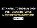 PTE Describe Image (Part-1) April 2026 Exam Prediction | Describe image pte 2026 #beatthepte