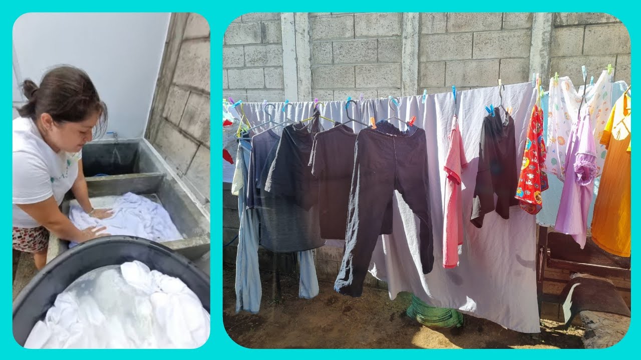 Salvadoreña, Lavando ropa en Lavadero ACCION DESDE EL SALVADOR está en ...