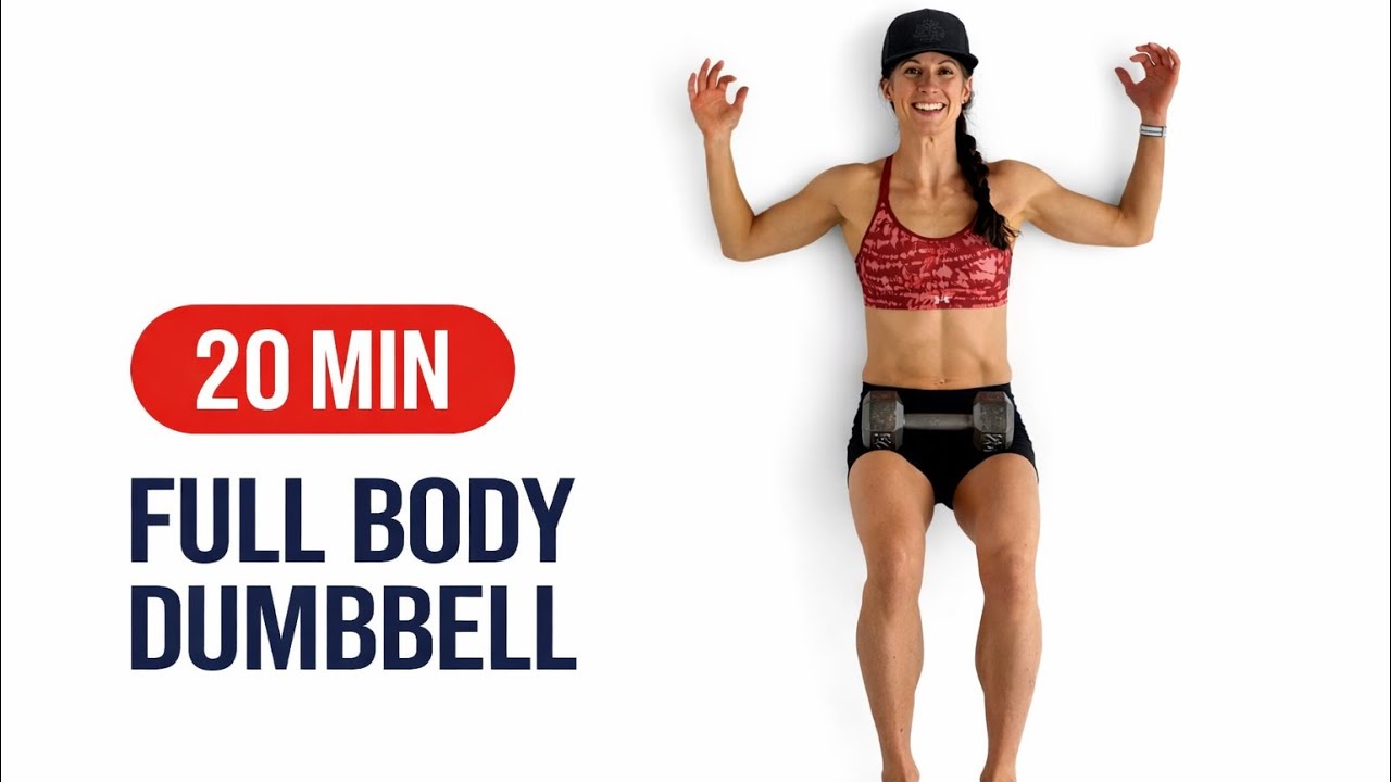 20 Min Full Body Dumbbell Workout (No Repeats) | Fat Burning Strength & Cardio