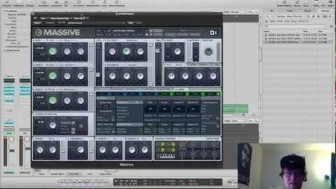Logic 9 + NI Massive - "Skrillex Style" Monster Bass Tutorial (FREE SAMPLES IN DESC.)