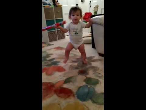 baby walking at 8 months