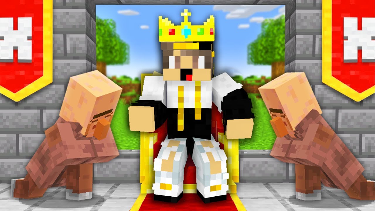 ماين كرافت ولكن انا ملك القرويين واحاول حماية القرية من جيوش المخلوقات الملعونة !!!🔥🔥