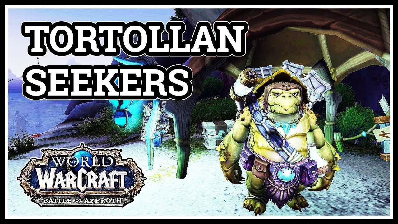 How to do Tortollan Seekers World Quest - Calligraphy in World of Warcraft Battle for Azeroth.