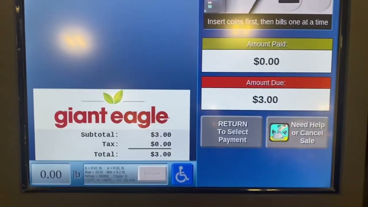 Toshiba Self Checkout Giant Eagle 21593 Lorain Rd. Fairview Park