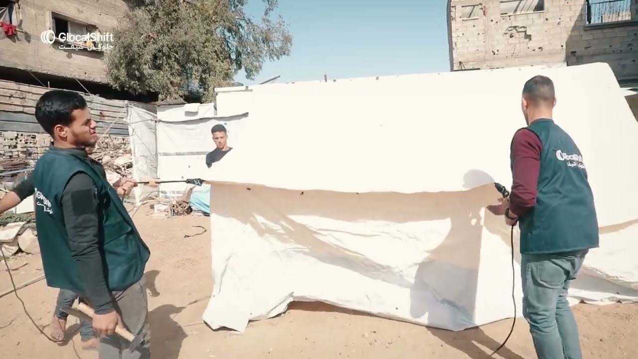 Providing Shelter Before Ramadan | Distributing 600 Tents in Northern Gaza