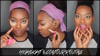 Highlight, Contour and Bake Routine 2015 | Kimberly Cherrell