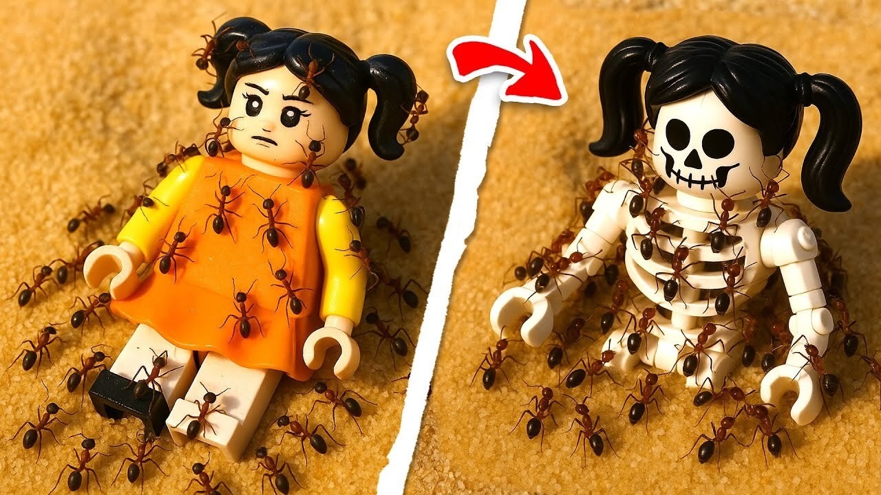 J'ai torturé 69 fois la poupée LEGO Squid Game