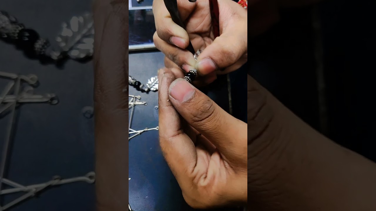 Diy Tutorial of Handcrafted German Silver Leaf & Buddha Charm Dangler Earrings 