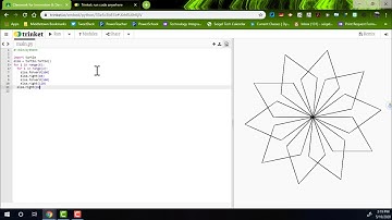 Virtual Lesson Plans--Draw a Snowflake in Python pt 1
