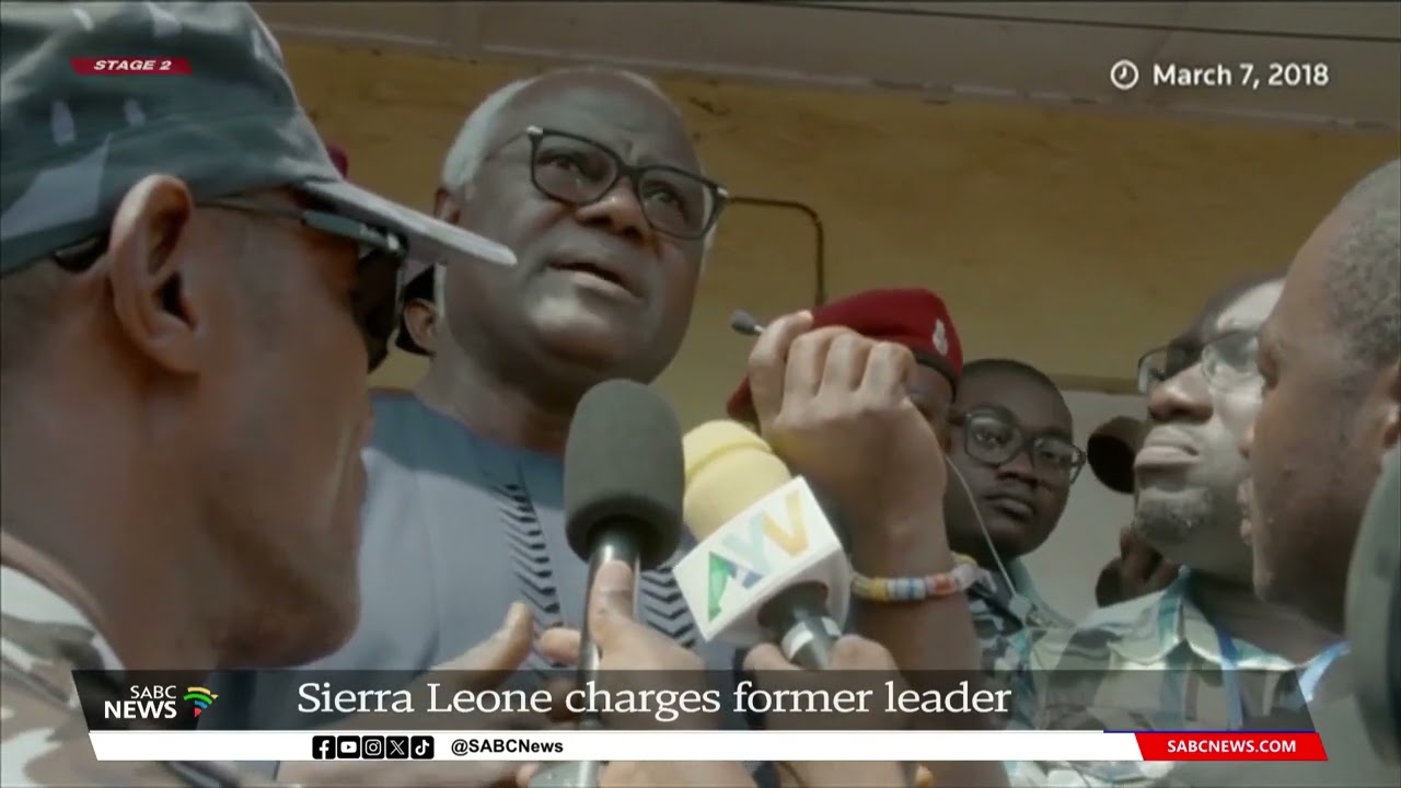 Sierra Leone charges its former leader Ernest Bai Koroma with treason