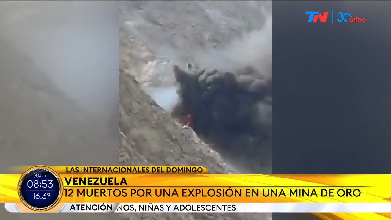 VENEZUELA I Doce personas murieron tras el colapso de una mina de oro ...