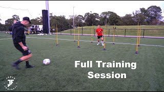 FULL TRAINING SESSION | Loads of different FOOTBALL ideas | Young Female athlete | Joner Football