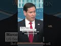Iran War: US Operation in Hormuz Is Defensive, Rubio Says