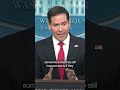 Iran War: US Operation in Hormuz Is Defensive, Rubio Says