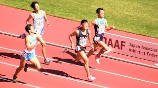 2015ユース陸上男子 800ｍ 予選4組 20151017