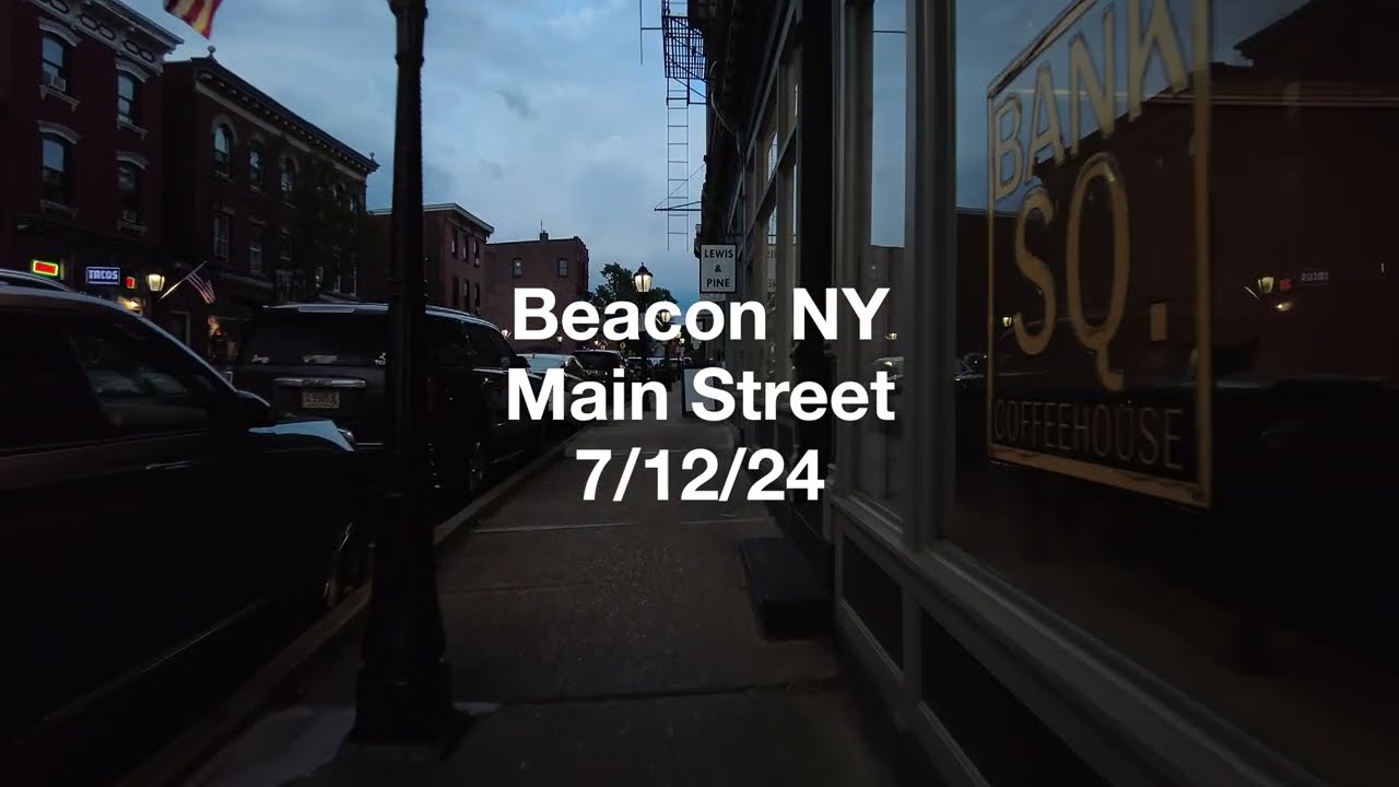 Beacon, New York (First walking video) 4K