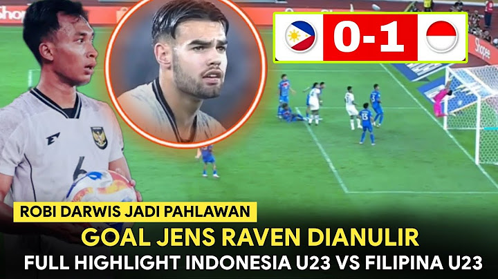 Goal Jens Raven Dianulir❗FULL HIGHLIGHT▪️INDONESIA U23 VS FILIPINA U23