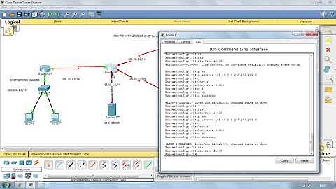 DNS FTP HTTP server & DHCP Service in Router Using CISCO Packet Tracer