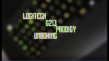 LOGITECH G213 PRODIGY UNBOXING + KEYBOARD SOUND!