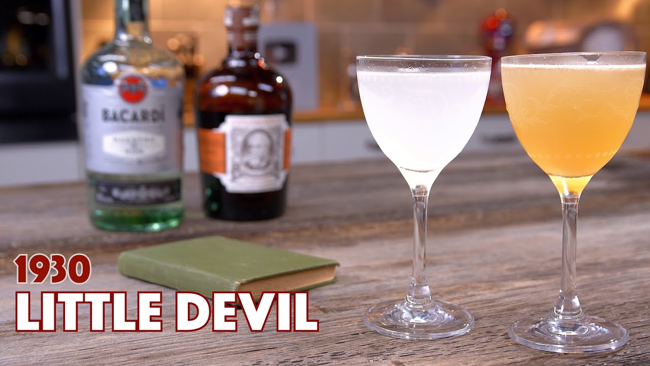 1930 Little Devil  Cocktail - Rum Cocktail - Cocktails After Dark | Glen And Friends Cooking
