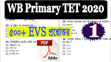 Primary tet exam preparation || primary tet evs class