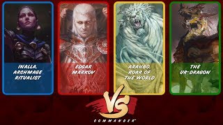 Commander VS S8E5: Inalla vs Edgar Markov vs Arahbo vs The Ur-Dragon