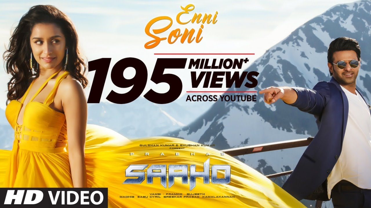 Saaho Enni Soni Song  Prabhas Shraddha Kapoor  Guru Randhawa Tulsi Kumar