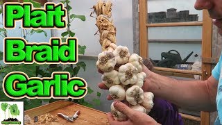 How To Plait or Braid Soft Neck Garlic Bulbs  Easy Step By Step Method screenshot 2