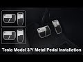 Model 3/Y Metal Pedal Installation for Model 3|  Hansshow