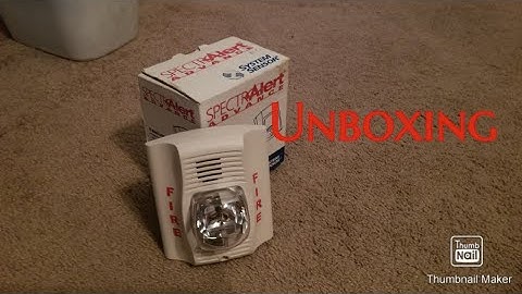 System Sensor Spectralert Advance Unboxing