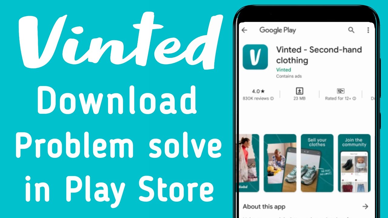 How To Vinted App Download Problem Solved Not Install Vinted In Play