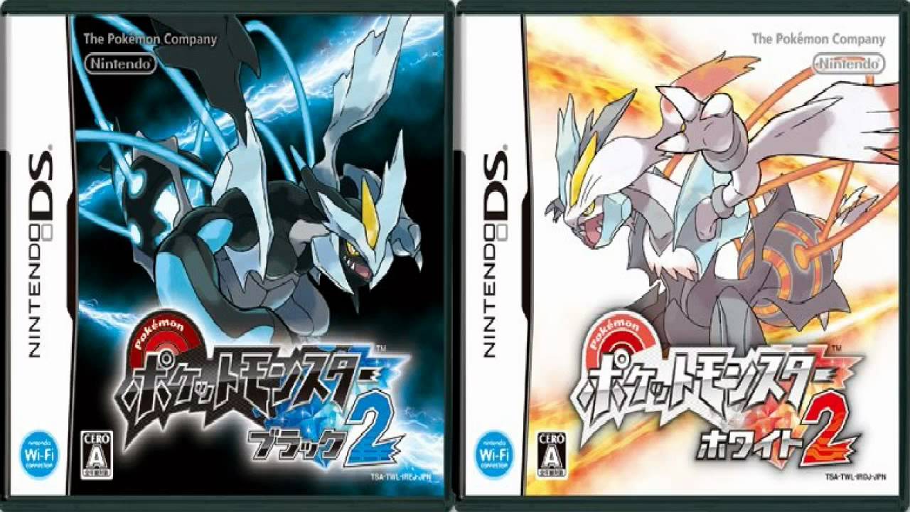 Pokémon Black 2 and Pokémon White 2 Japanese High Resolution