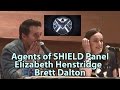 Agents of SHIELD Elizabeth Henstridge & Brett Dalton Panel #phxcc Phoenix Comicon Fanfest MARVEL