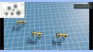 Optimized Multi-Robot Formations Through Obstacles (NVIDIA Isaac Sim)