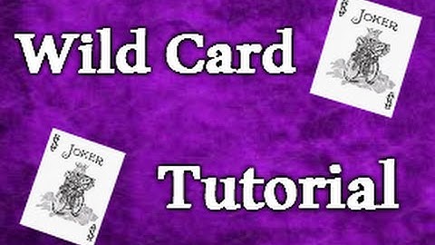 WILD Card Tutorial [Card Trick]