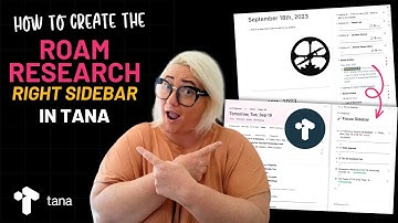 Unlock Next Level Productivity In Tana with A Roam Research Like Sidebar