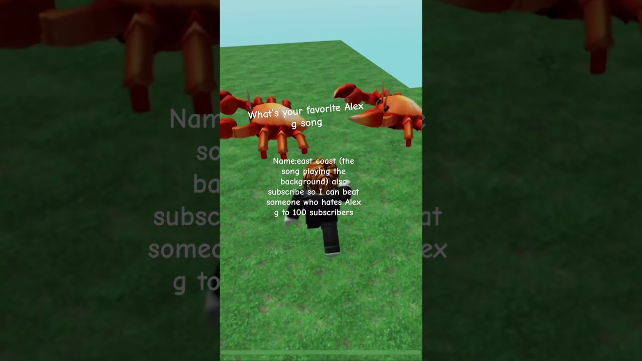 My Favorite Alex G Song It S Called Eastcoast Sad Music Subscribe Roblox Like Subsribe Alexg
