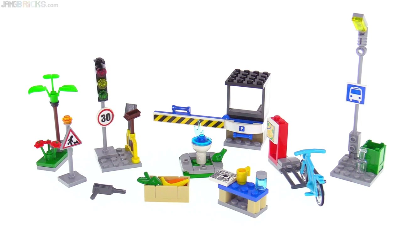 🔄 LEGO Build My City Accessory Set review 🚦 40170 re upload