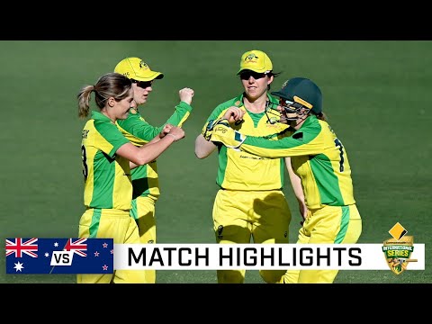 Aussies equal Ponting's greats with 21st win | CommBank ODI series vs New Zealand