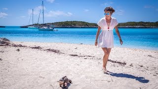 Living on a Powerboat in Exuma Bahamas, It Doesn't Get Any Better Than This! | Ep.43