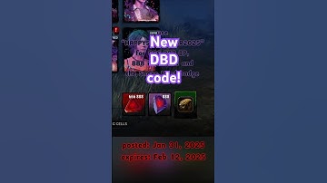 New DBD code! |  #deadbydaylight #dbdshorts #dbd #dbdcodes