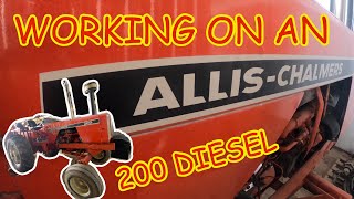 SERVICE CALL: Working on an ALLIS-CHALMERS 200 DIESEL