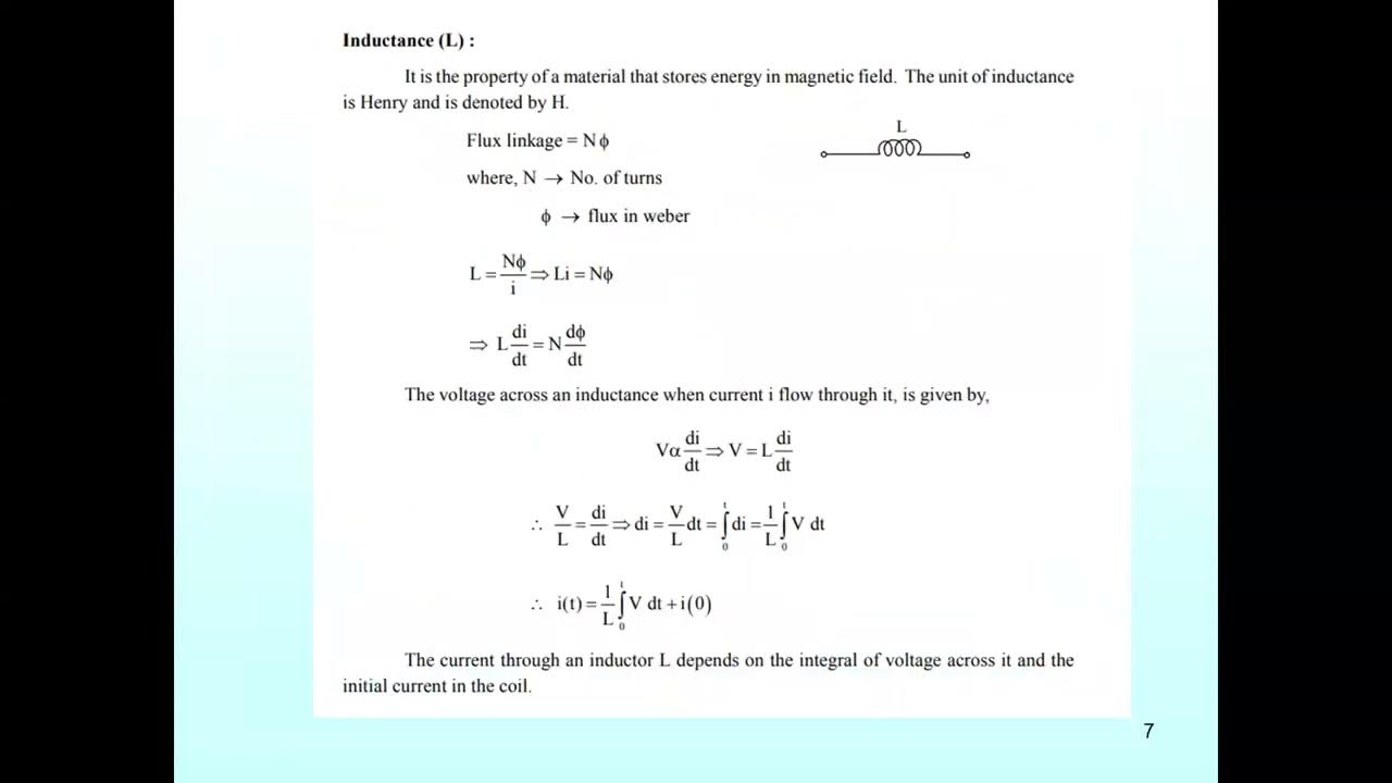 1a Basic Definitions and Elements of Electric Circuits YouTube
