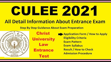 CULEE 2021 - Notification, Dates, Application, Eligibility, Admit Card, Pattern, Syllabus, Result
