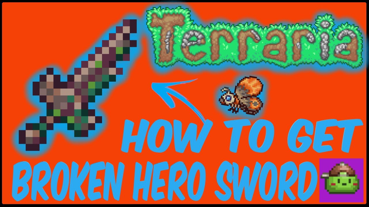 how-to-get-broken-hero-sword-terraria-terraria-1-4-4-9-youtube