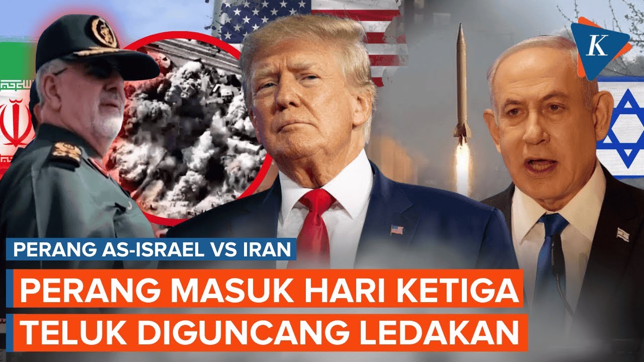 Hari ke-3 Perang AS-Israel vs Iran: Konflik Meluas di Teluk, 3 Tentara AS Tewas
